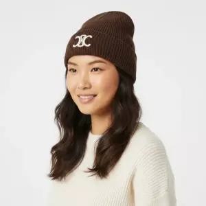 셀린느 패세라 FW25 여성 캐시미어 트리옹프 비니 AA08P384D 19BR