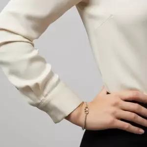 발렌티노 패세라 8Y2J0AG4 MET 172 J0AG4 MET 172) 가라바니 V로고 팔찌