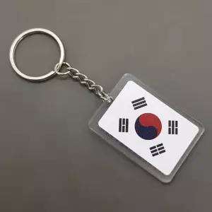 [룽스_61]열쇠고리 양면 미니국기 미니 태극기 키링 M12835
