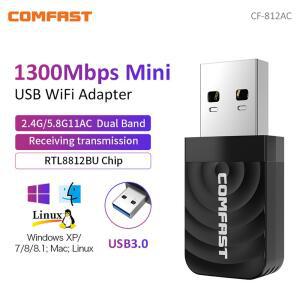 블랙박스동글이 듀얼 밴드 무선 PC용 USB3 4G 11AC 리시버 카드 1300MBPS 네트워크 노트북 안테나 와이파이 802 데스크탑 5GHZ