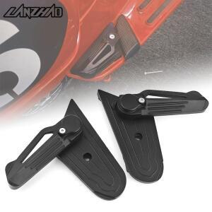 Vespa Sprint Primavera 50 125 150 블랙 뒷좌석 승객 발 단계 고급 다이캐스트 페달 액세서리