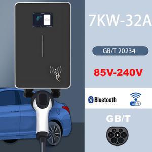 가정용전기차충전기 JIGU GBT 20234 32A WIFI 월박스 충전소 1상 전기차 제어 7KW