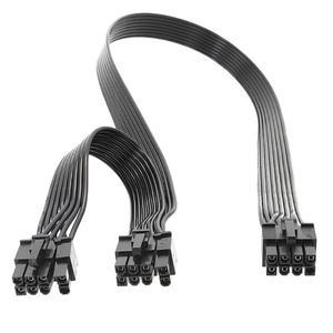PCIE GPU 8핀 6+2핀 전원 공급 장치 코드용 모듈형 케이블 확장