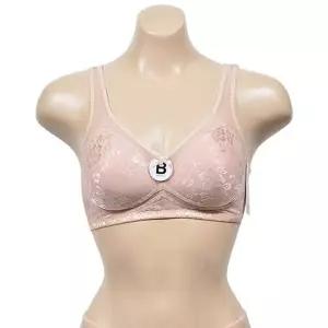 망사레이스 브라 조끼형 B컵 ZF 노와이어 플라워자수