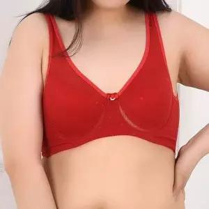 와이어 매쉬망사 도트무늬 빅사이즈 브라 런닝형 풀컵 ZF