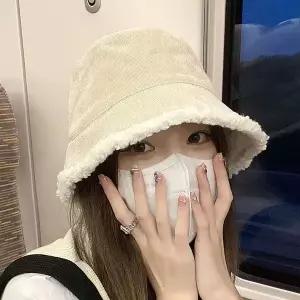 코듀로이 버킷햇 벙거지모자 여성모자 베이지 골덴