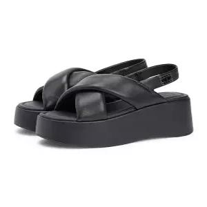 타미진스 시아라 패디드 웨지 샌들 블랙 T52G1ASN460JT1BDS T52G11