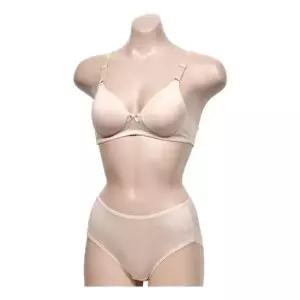 [라일리여성언더웨어] Rly 쾌적한 착용감 쿨론 노와이어 몰드 A컵 브라팬티 49595278)