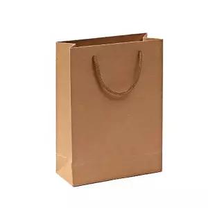 무지 U4J2H7X3 쇼핑백 세트 브라운 20cm 10p 종이 무광