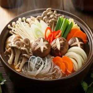 프레시밀 버섯불고기 전골 채소팩 670g 버섯전골 육수 소스 밀키트 캠핑