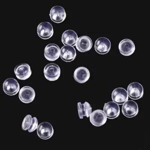 [하프클럽/](6mm) 200개 귀걸이 뒷침 귀걸이 뒷마개 실리콘 귀걸이 뒷장식