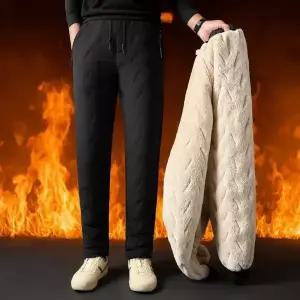 [하프클럽/]남성 방한 기모 바지 겨울 트레이닝 작업복