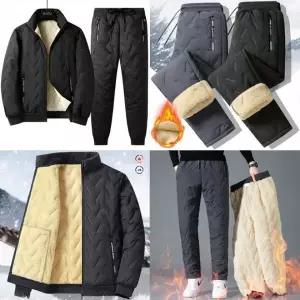 [하프클럽/]트레이닝 바지 패딩 팬츠 융털 보온 방한 자켓