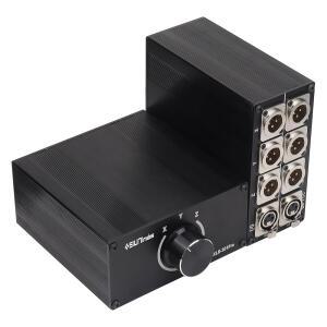 SIUNIMAS Pro 3Pin XLR 3채널 셀렉터 스위칭 박스 교체 가능한 1-in 3-out /3-in 1-Out HiFi 스테레오 오디오 밸런스 컨버터 품질 순수 구리 커넥