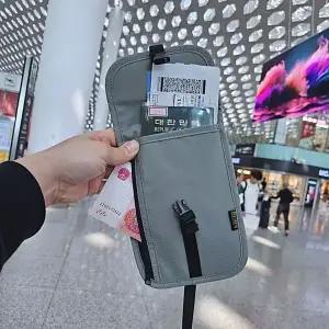 [하프클럽/]RFID 여권 지갑 미니 크로스백