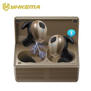 YHKEMA 슈팅 귀마개 NRR27dB - 사냥용 군용 귀 보호를 위한 능동형 소음 제거 기능이 있는 전술용 블루투스