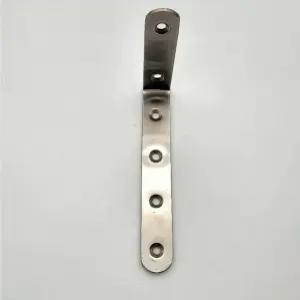 가구부속품 DIY자재 스테인리스 ㄱ자브라켓 L자 선반브라켓 125x75mm 10P