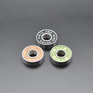 8pcs 608 2RS 베어링 ILQ-11 8x22x7 녹색 롱 보드 속도 인라인 스케이트 휠 스쿠터
