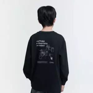 내셔널지오그래픽 키즈 K251UTS810 어드벤처 긴팔티 CARBONBLACK 843283