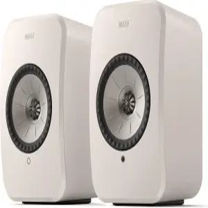 KEF LSX II LT 무선 하이파이 스피커(스톤 화이트 페어)