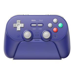스위치/스위치 2 U2013 TMR 조이스틱용 8BITDO 효과 STEAMOS, 블루투스 프로 - 컨트롤러, 충전 도크, 홀 , PURPLE 스왑 백 트리거, 가능 버튼, ABXY WINDOWS, 3 PRO ANDROID용