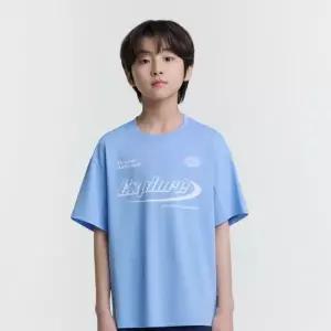 내셔널지오그래픽 키즈 K252UTS913 프로즌 에어로쿨 메쉬 반팔 BLUE 959461