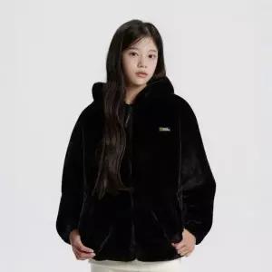 내셔널지오그래픽 키즈 K254UFJ920 퍼 자켓 CARBON BLACK 869290