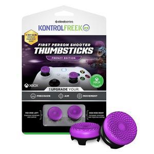 KONTROLFREEK FPS FREEK FRENZY XBOX ONE 퍼포먼스 썸스틱 X 1개 미드 /블랙 및 하이 컨트롤러용 1개, 퍼플 라이즈 시리즈