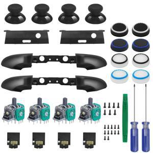 27 PCS XBOX ONE 컨트롤러 수리 범퍼 키트, 드라이버(T6 버튼 LB SOURCETON 드라이버 잭, 엄지스틱, 헤드폰 도구 3.5MM RB T10) 및 T8 / 교체, 조이스틱,