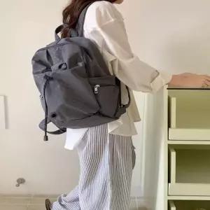 보부상 빅사이즈 도트 남녀공용 컬러 비비드 포캣 수납 데일리백 백팩 가방 데일리 대학생 여행 백