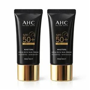 [웰빙창고] AHC 마스터즈 아쿠아리치 선크림 30ml 2개