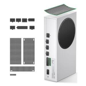 XBOX SERIES S 콘솔용 먼지 필터 방지하고 PVC 들어오는 커버 7개와 유지하세요 깨끗하게 보호기 - 실리콘 XBOX를 세트 것을 콘솔에 메쉬 먼지가 포함, 4개