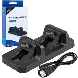 PS4 플레이스테이션 4 듀얼 쇼크 컨트롤러용 컨트롤러 충전 스테이션 도크 슬림) (PS4 프로 /PS4 충전기