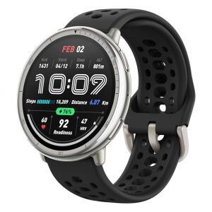 안드로이드 및 아이폰용 Amazfit 액티브 2 스포츠 스마트 워치 피트니스 트래커, 44mm, 10일 배터리, 방수, GPS 지도, 수면 모니터, 160가지 이상의 운동 모드, 400가지 얼굴 스타일, 실리콘 스트랩, 무료