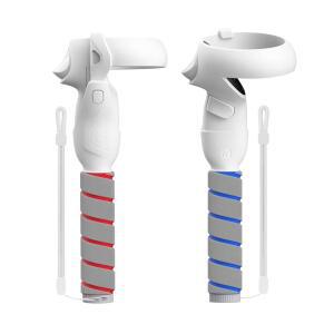 오큘러스 퀘스트 2 컨트롤러 액세서리용 ZYBER VR 야구를 그립, 세이버 고릴라 태그 암 부착물 향상 게임 클럽 롱 메타 경험 2용 이기고 골프 처리,