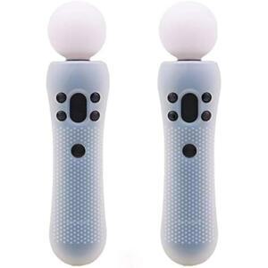 실리콘 고무 커버 미끄럼 방지 보호 케이스 VR 스킨 PS 전용 CONTROLLER 화이트 MOTION 2개, PS4 MOVE