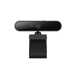 LENOVO HD 1080P 웹캠 (510 FHD)- 4X 줌, 마이크 광각, 및 윈도우 헬로 회전 95 팬 듀얼 360 디지털 블랙, 틸트,