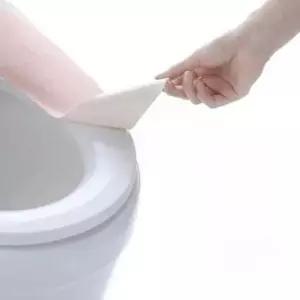 사계절 간편한 접착식 붙이는 위생 변기 시트 방석 커버