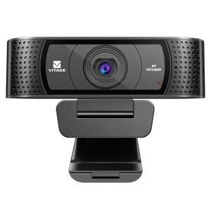 VITADE HD 웹캠 1080P 마이크 및 PC 스트리밍 USB 카메라 928A 맥 윈도우 컴퓨터 비디오 캠 노트북 PRO 슬라이드, 커버 웹 게이밍 데스크톱용 컨퍼런스