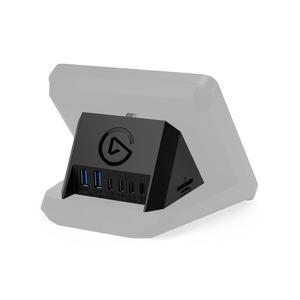 Elgato USB 허브 u2013 스트림 덱 +, USB-C 포트 2개 / USB-A 포트 2개, 전원 공급, SD / microSD 카드 리더 u2013 USB-C, Mac /PC, 스트림 덱 및 전원 공급 장치는 포함되지 않음