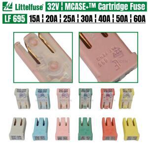 리틀퓨즈 MCASE 슬롯형 카트리지 퓨즈 32V 15A 20A 25A 30A 40A 50A 60A LF 695 반투명 커버 보트SUV에퀴녹