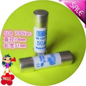퓨즈 5012406 50A AC 690V 700V 14x51mm 튜브