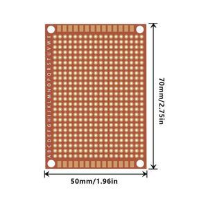 복합 PCB 구리 기판 5X7CM 브레드보드 10 퍼프보드 단면 종이 20개