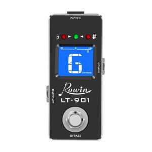 ROWIN 기타 튜너 페달 고정밀 크로매틱 포함 튜너 트루 LCD LT 베이스 볼린 바이패스 901용 디스플레이