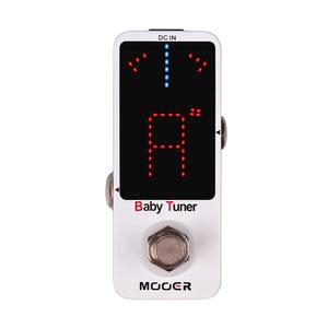 MOOER 튜너 페달 베이비 기타 페달 전기 기능 어쿠스틱 음소거 전자 튜닝 마이크로 악기