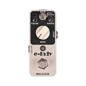 MOOER LADY 아날로그 플랜저 페달 필터 튜어 바이패스 효과 오실레이터 모드