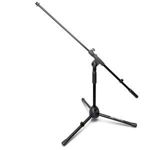 AXCESSABLES 짧은 마이크 스탠드 86 4CM 34인치 기타 드럼 텔레스코핑 삼각대 앰프용 로우 프로파일