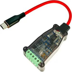 FTDI 칩이 장착된 DSD TECH SH-U11GL 절연 USB-C to RS485 어댑터