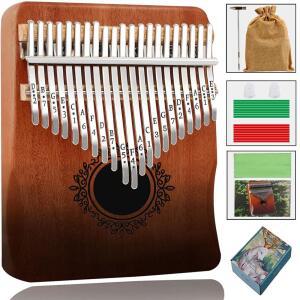 KALIMBA 21키 칼림바 휴대용 칼림바 엄지 피아노 피아노 핑거 초보자를 성인 위한 피아노