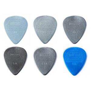 DUNLOP 나일론 맥스 그립 스탠다드 피크 게이지 2개 믹스